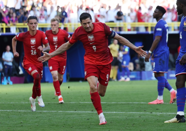 Robert Lewandowski Euro 2024. Polska remisuje z Francją