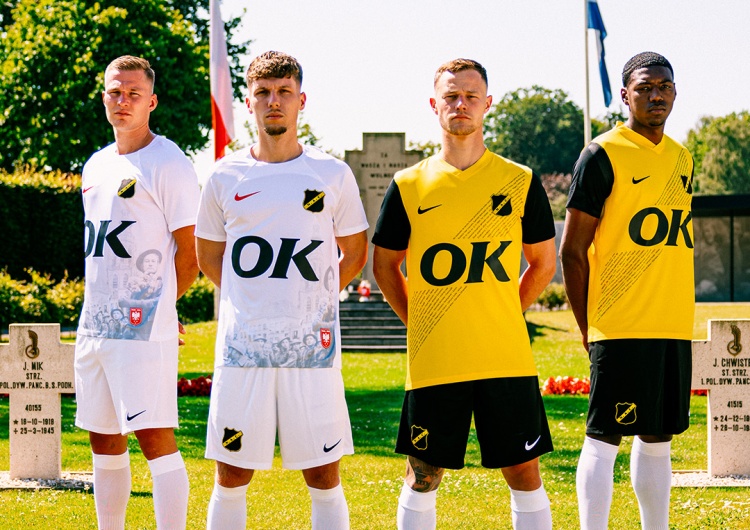 NAC Breda Klub z czołowej europejskiej ligi zagra w koszulkach z polskim orłem i nazwiskami bohaterów 