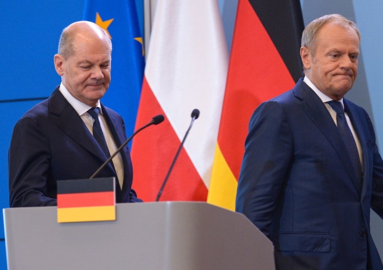 Olaf Scholz i Donald Tusk Politico o polsko-niemieckich konsultacjach: To upokarzające dla obu przywódców