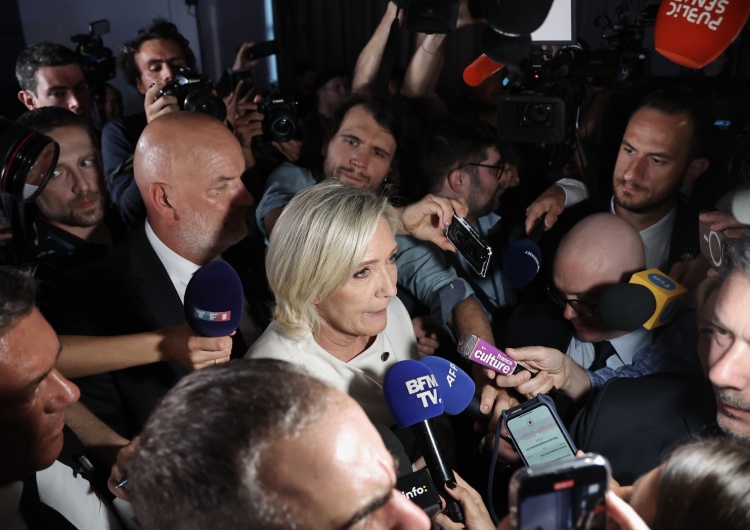 Marine Le Pen Zaskakujące wyniki exit poll we Francji. Marine Le Pen zabiera głos 