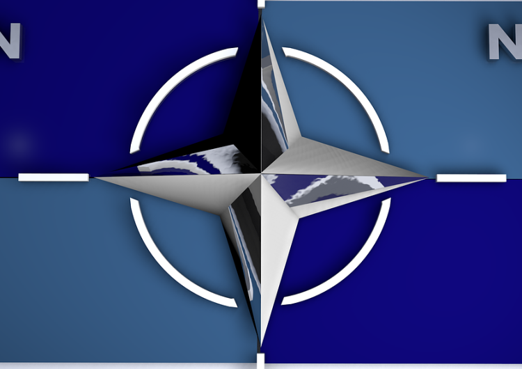 logo NATO To cios dla Ukrainy. NATO mówi „nie”