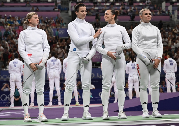 Alicja Klasik, Renata Knapik-Miazga, Martyna Swatowska-Wenglarczyk i Aleksandra Jarecka Paryż 2024. Polki wywalczyły medal