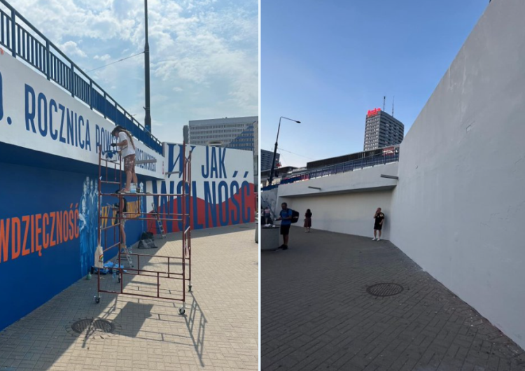 Mural na warszawskiej „patelni”, który nie doczekał obchodów 1 sierpnia Powstanie Warszawskie. Co się stało z rocznicowym muralem?