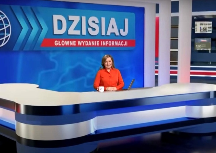 Danuta Holecka prowadząca program 