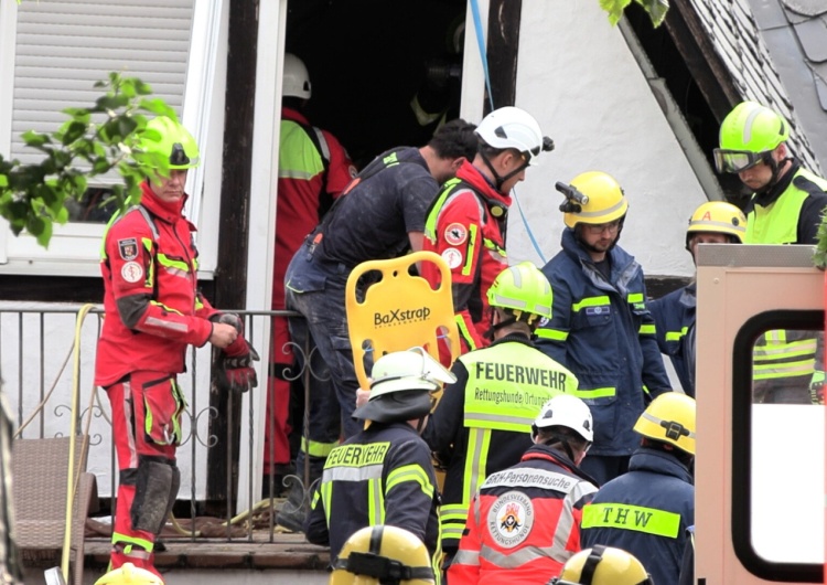 akcja ratunkowa  Tragedia w Niemczech: spod gruzów wydobyto kolejne ciało