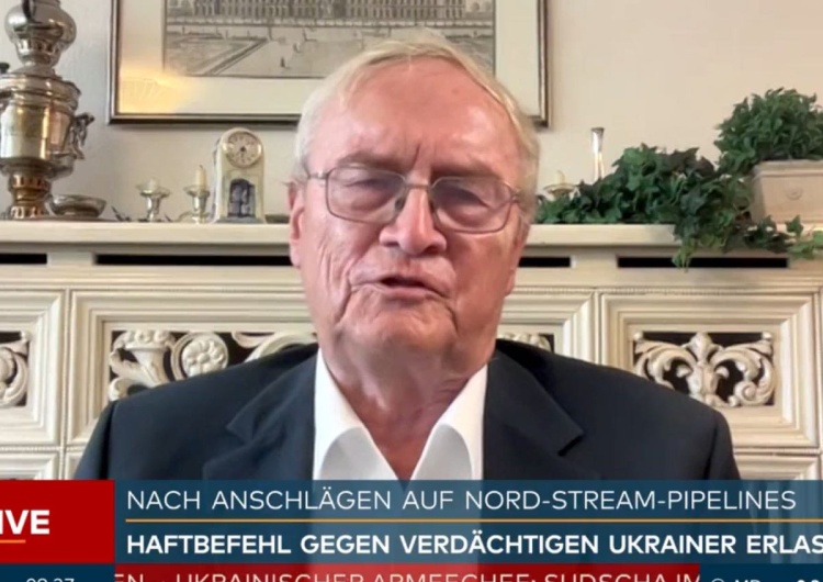 August Hanning Były szef niemieckiego wywiadu oskarża Dudę i Zełenskiego o porozumienie ws. zniszczenia Nord Stream