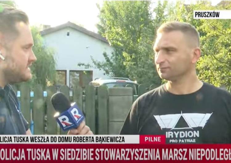 Robert Bąkiewicz Policja w domu Bąkiewicza. Nowe informacje