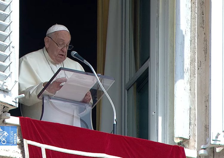 Papież Franciszek - Anioł Pański Papież: Prawdziwa władza nie polega na panowaniu najsilniejszych, ale na trosce o najsłabszych