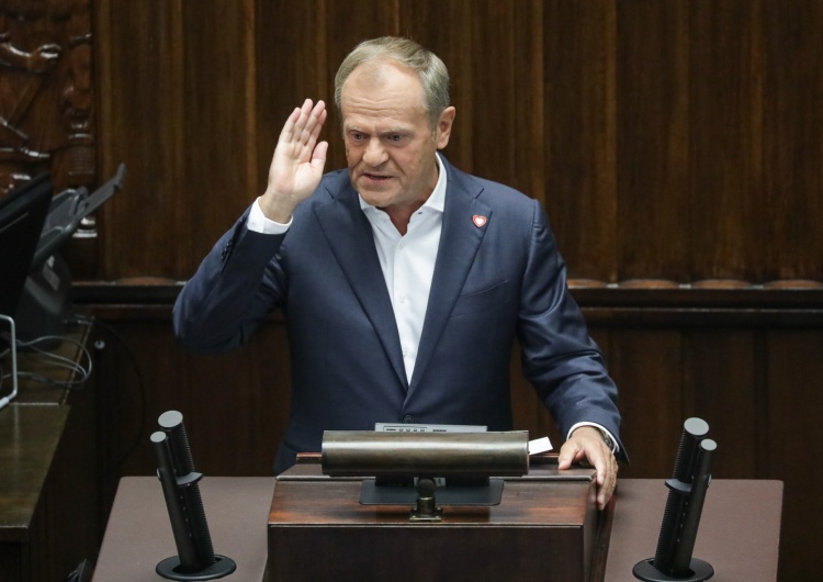 Donald Tusk Samuel Pereira: Morda w kubeł i się zgadzać