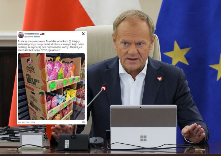 Donald Tusk Alko-tubki w sklepach wywołały burzę. Premier zabrał głos