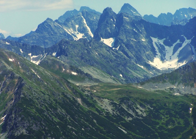 Tatry Wysokie - widok z Małołączniaka Dramat w Tatrach. Na ratunek było za późno 