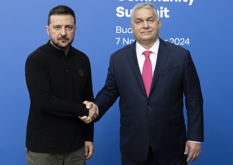 Prezydent Ukrainy Wołodymyr Zełenski i Premier Węgier Viktor Orban Budapeszt: Zełenski wbił Orbanowi szpilę