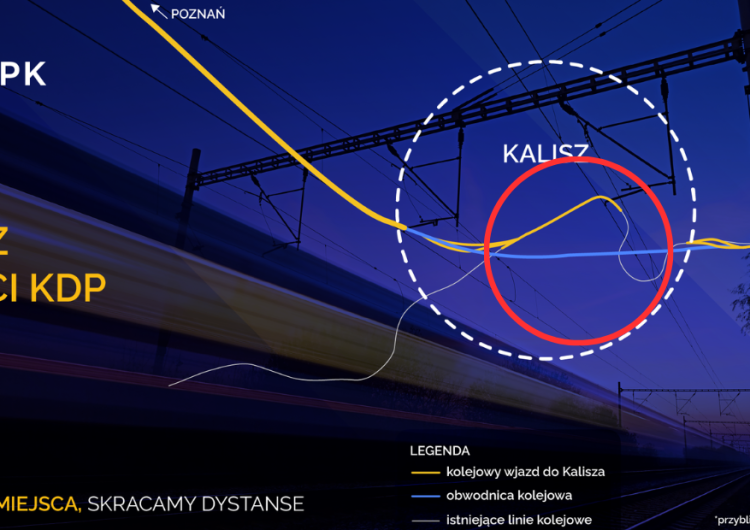 KDP dla Kalisza Ekipa Tuska wyda potężne pieniądze żeby kolej dużych prędkości ominęła aglomerację kalisko-ostrowską