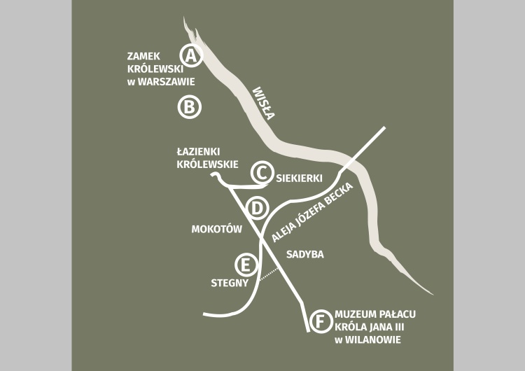 Mapa trasy Kieszonkowy Atlas Świata. Śladami warszawskiej mikromanii 