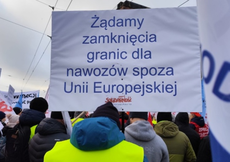  Protest związkowców z Zakładów Chemicznych 