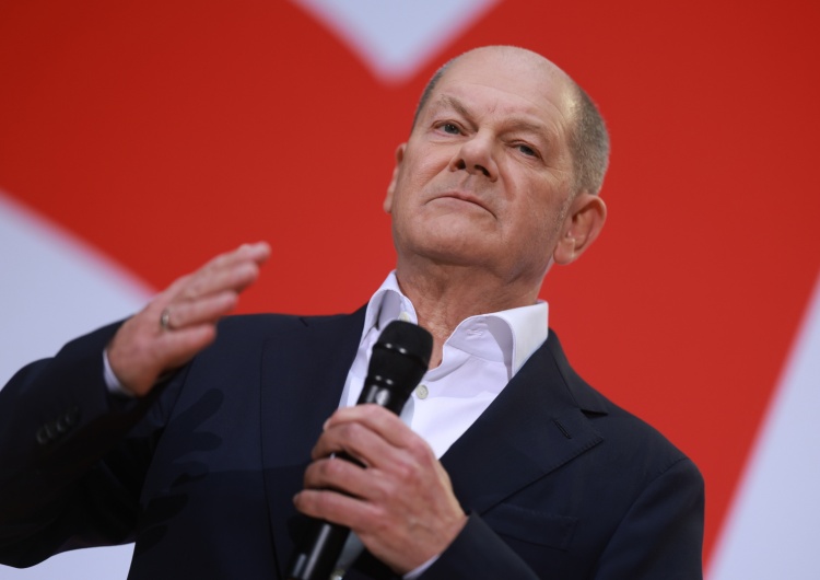 Kanclerz Niemiec Olaf Scholz Niemcy przygotowują się na ewentualny atak. Berlin wzoruje się na Polsce