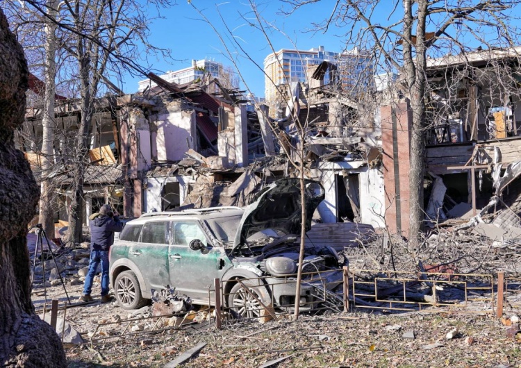 Ukraina, Odessa. Zniszczenia po rosyjskim ataku rakietowym Reuters: Rosjanie zajmują nowe tereny najszybciej od początku wojny