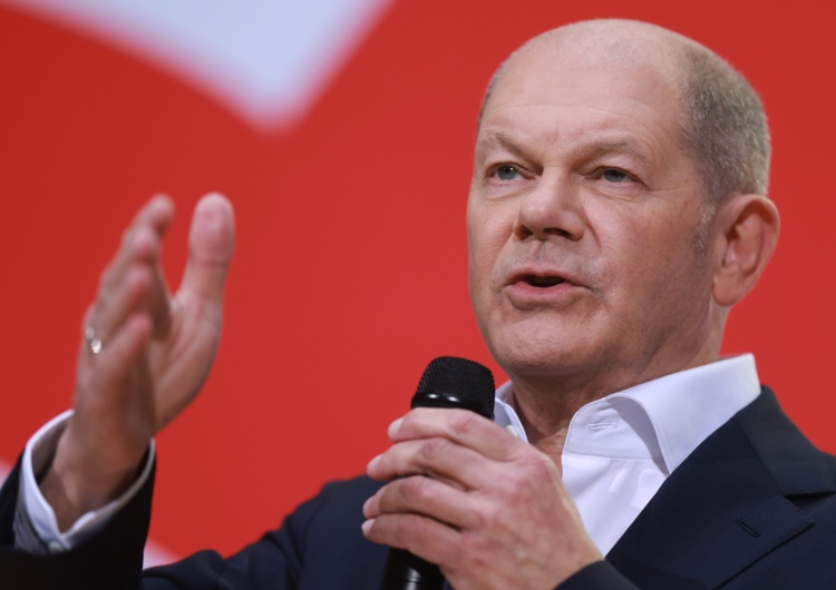 Kanclerz Niemiec Olaf Scholz Szok w Niemczech. Kanclerz i jego 