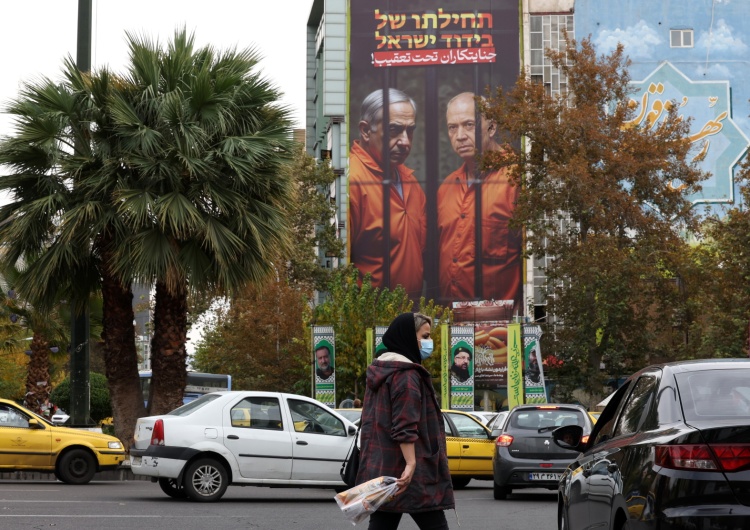 Antyizraelski bilboard na ulicach Teheranu Brak wspólnego stanowiska w Europie ws. nakazu aresztowania Netanjahu