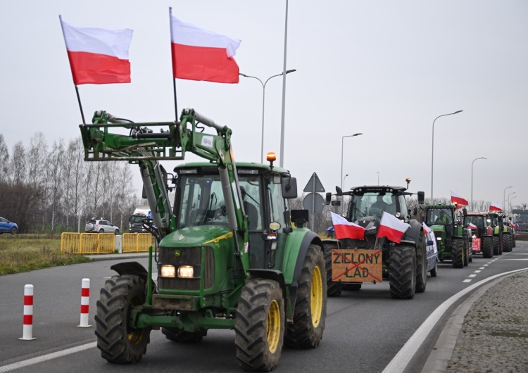 Protest rolników w Elblągu 