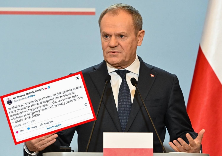 Donald Tusk Tusk obejmuje TVN 