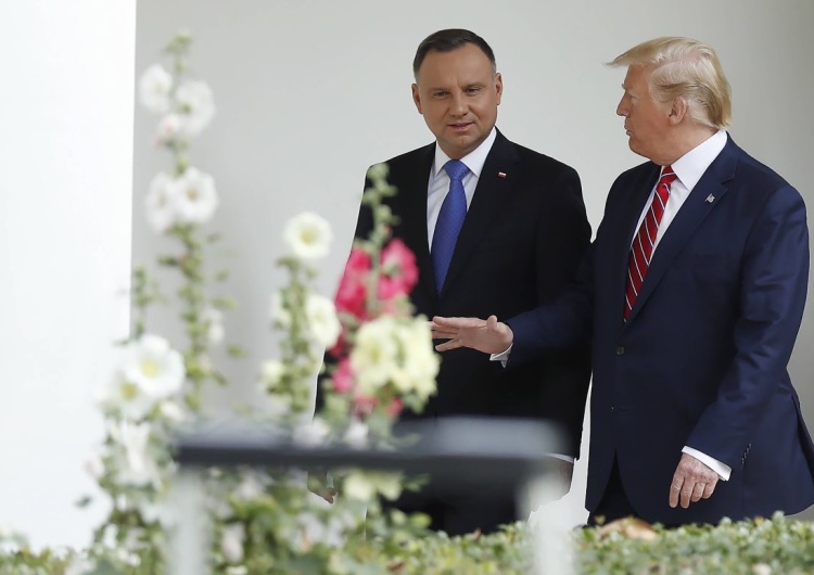 Andrzej Duda i Donald Trump Donald Trump odwiedzi Warszawę przed polskimi wyborami prezydenckimi?