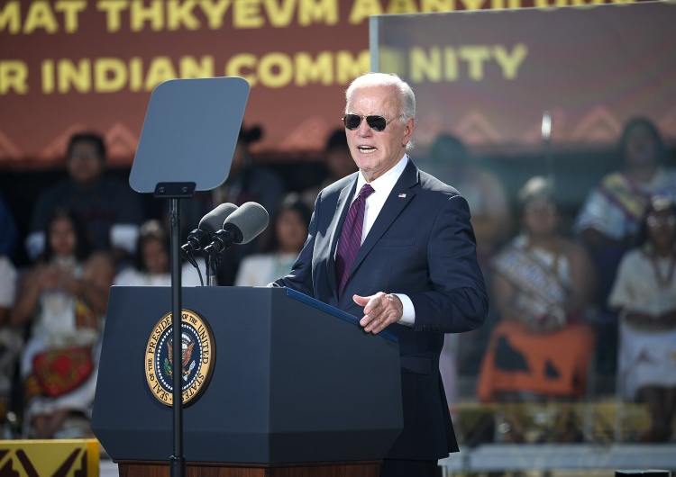 Joe Biden USA: Dziennikarz TVP wyprowadzony przez służby z konwencji Joe Bidena