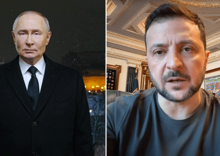 Prezydent Rosji Władimir Putin i Ukrainy Wołodymyr Zełenski Doradca Zełenskiego o końcu wojny: Rosja nie zapłaciła wystarczająco wysokiej ceny