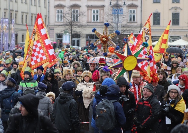 Orszak Trzech Króli w Krakowie, 6.01.2018 Dziś Święto Trzech Króli. Dzień wolny 6 stycznia wywalczyła m.in. Solidarność