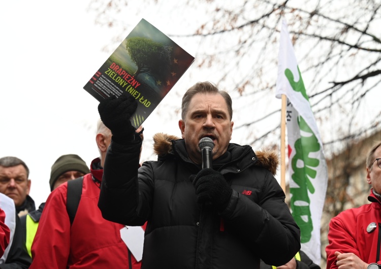 Demonstracja Solidarności przeciwko Zielonemu Ładowi Piotr Duda: To nie koniec, to dopiero początek! Dziś nie ma miejsca na podziały, musimy razem obronić Polskę przed Zielonym Ładem!