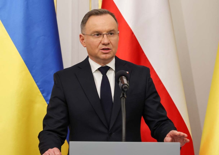 Prezydent Andrzej Duda Ukraina w NATO. Prezydent Andrzej Duda zabrał głos