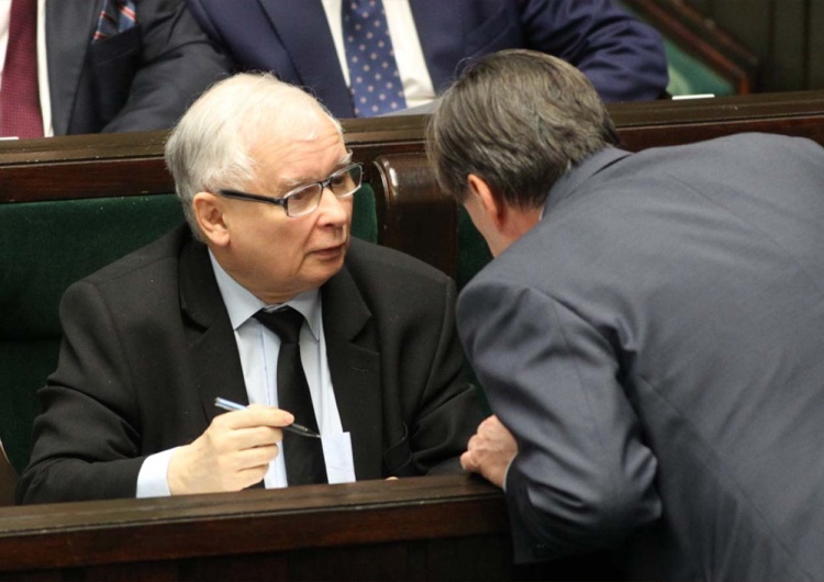 Prezes PiS Jarosław Kaczyński Pieniądze dla PiS. Decyzja PKW odroczona