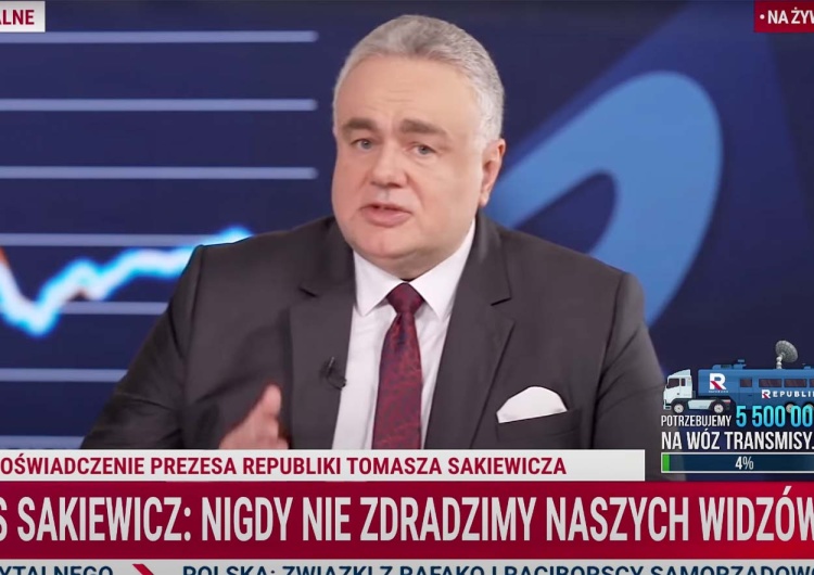 Tomasz Sakiewicz Ultimatum Owsiaka ws. Telewizji Republika. Jest oświadczenie Tomasza Sakiewicza