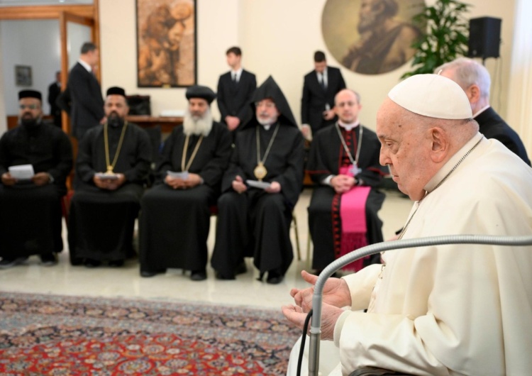 Papież Franciszek i duchowni Wschodnich Kościołów Autokefalicznych Franciszek: diabeł dzieli, wyznanie wiary jednoczy