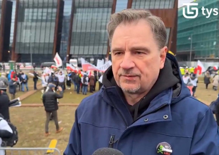 Piotr Duda Po proteście Solidarności. Piotr Duda: Oczekujemy od Donalda Tuska jasnej deklaracji. Nie w słowach, a w czynach