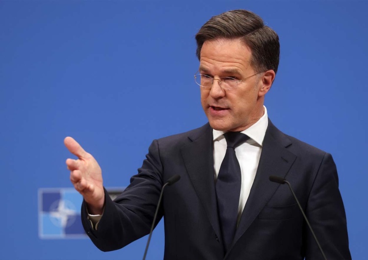 Mark Rutte Szef NATO zabrał głos po rozmowie Trumpa z Putinem