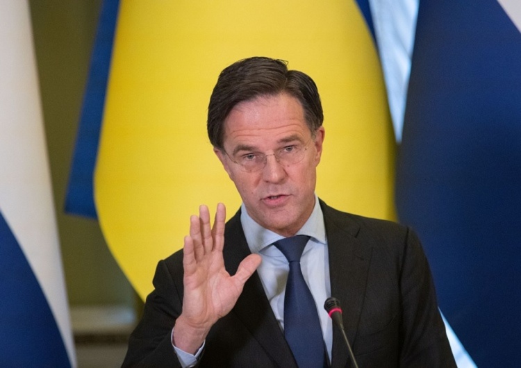 Szef NATO Mark Rutte Mark Rutte: Potrzebne sprawiedliwe rozwiązanie konfliktu na Ukrainie