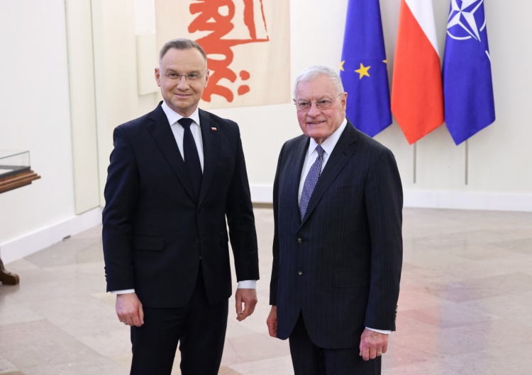 Andrzej Duda Andrzej Duda zabiera głos po spotkaniu z gen. Kelloggiem. 