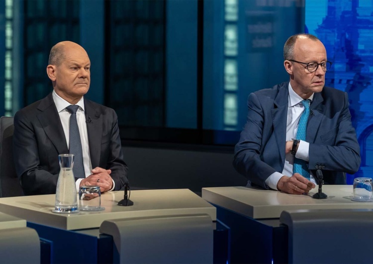 Olaf Scholz i Friedrich Merz Wybory w Niemczech. Wstępne rozmowy Merza z Scholzem