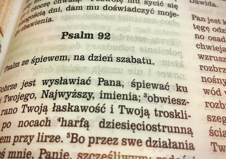 Psalm 92 Szabat - czas schronienia, pocieszenia i powrotu, towarzyszy Izraelowi w jego drodze