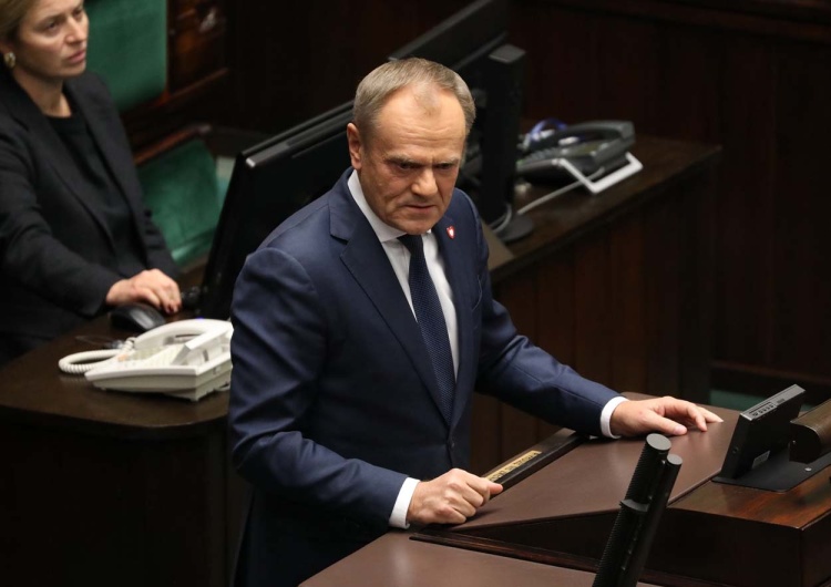 Premier Donald Tusk Tusk odpowiada na list prezydenta ws. Barbary Skrzypek. 