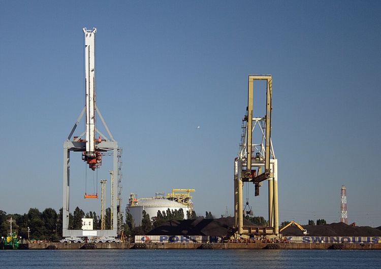 Port morski w Świnoujściu Niemiecka organizacja 