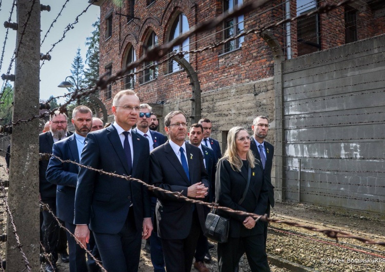 Andrzej Duda i Isaac Herzog, Oświęcim Auschwitz: Prezydenci Polski i Izraela na Marszu Żywych