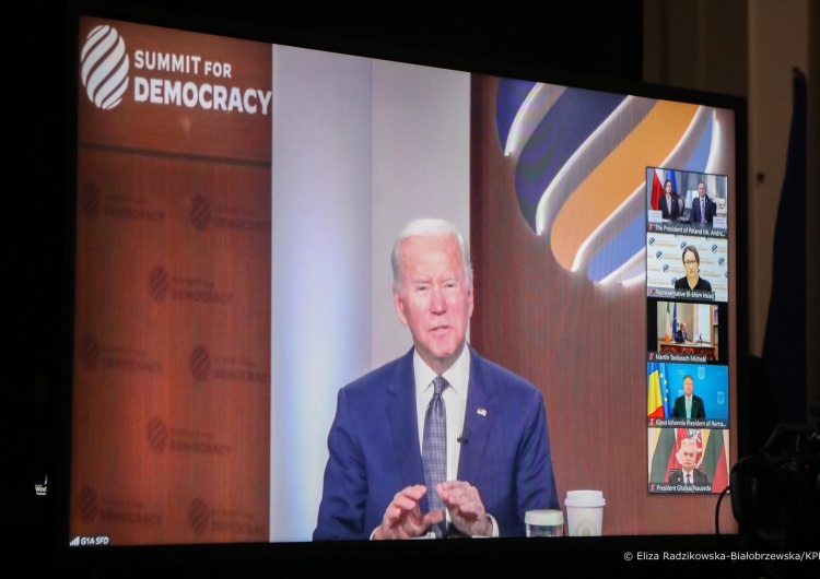 Joe Biden w czasie spotkania z B9 Rozmowy Biden - Duda. Jakub Kumoch zdradza pierwsze szczegóły
