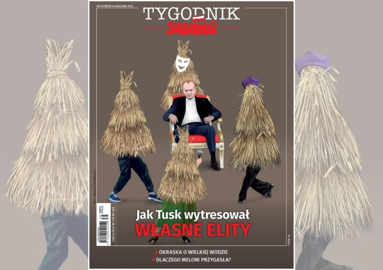 Okładka Tygodnika Solidarność nr 39/2024 Jak Tusk wytresował własne elity. Nowy numer „Tygodnika Solidarność” już w sprzedaży