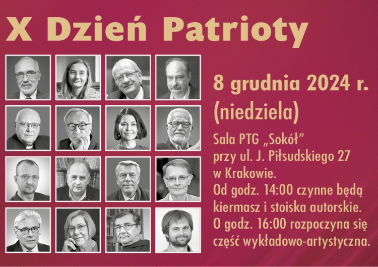 X Dzień Patrioty Jubileuszowy X Dzień Patrioty już 8 grudnia w Krakowie