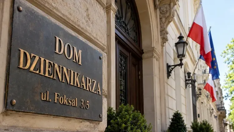 Dom Dziennikarza - zdjęcie wygenerowane przez AI