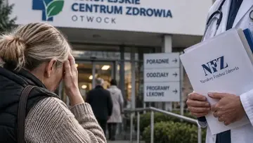 szpital wejście tablica pacjent lekarz
