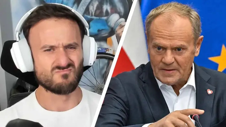 Jarosław "PashaBiceps" Jarząbkowski i Donald Tusk