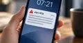 alert rcb na smartfonie